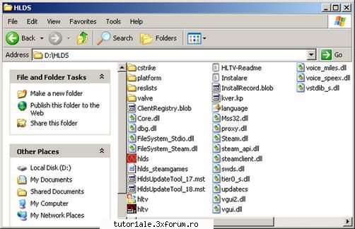 tutorial instalare server dedicat counter strike 1.6 pe windows xp
pentru a instala un server de